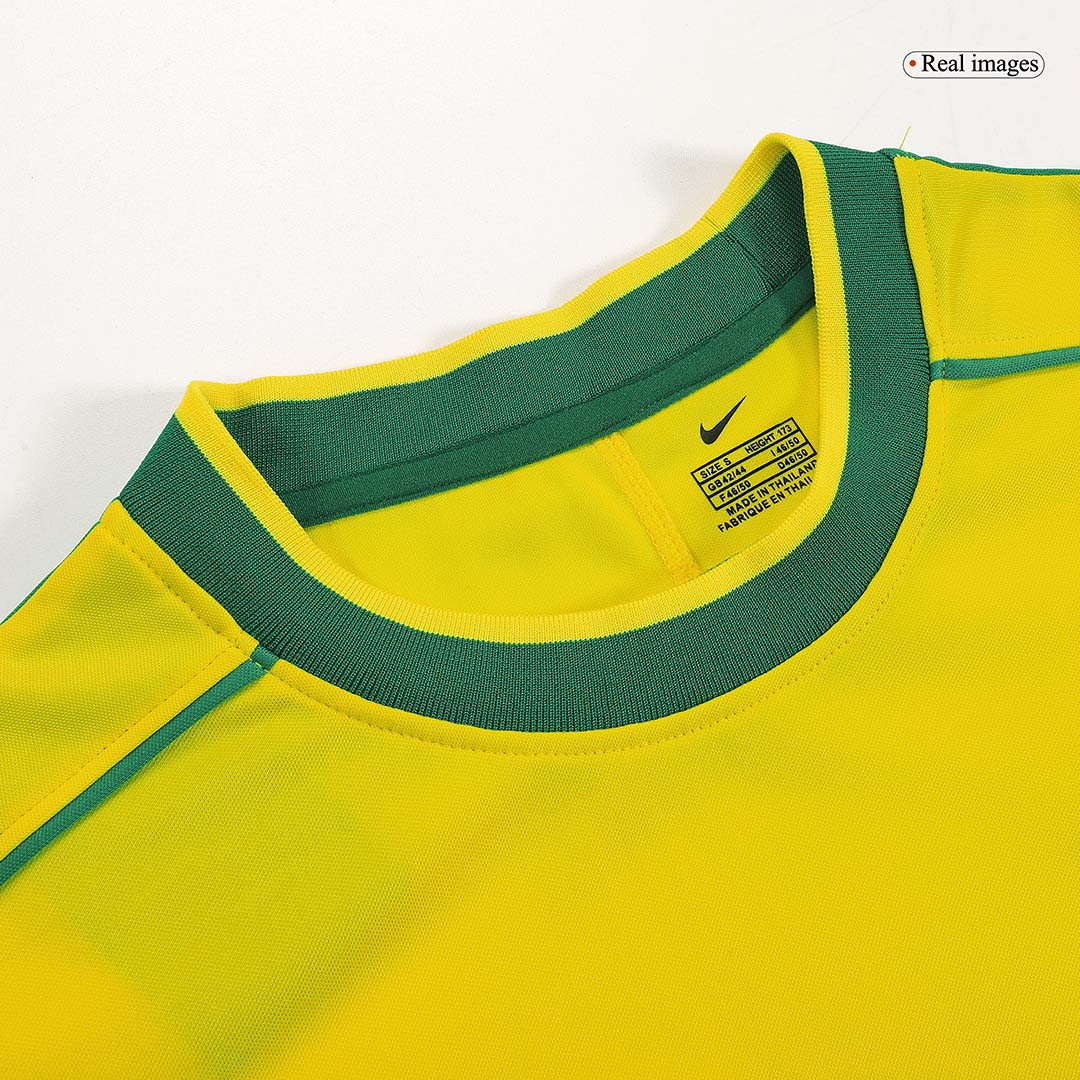 Retro Brazil 1998 Dünya Kupası İç Saha Forması CAFU #2