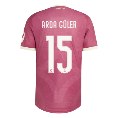 Real Madrid 2026/27 Üçüncü Forması ARDA GÜLER #15 - Oyuncu Versiyonu