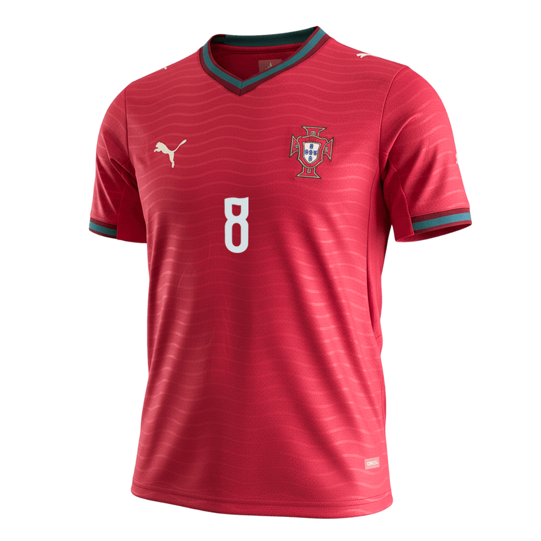Portekiz 2026 Dünya Kupası İç Saha Forması B.FERNANDES #8 [PREMIUM]