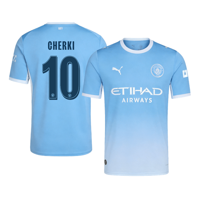 Manchester City 2026/27 İç Saha Forması CHERKI #10 - UCL