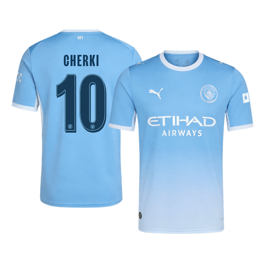 Manchester City 2026/27 İç Saha Forması CHERKI #10 - UCL