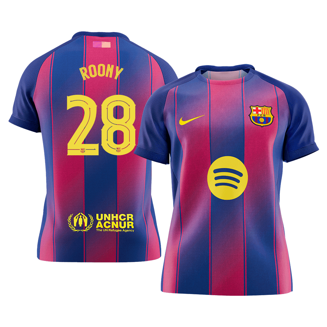 Barcelona 2025/26 İç Saha Forması ROONY #28 - UCL [PREMIUM]