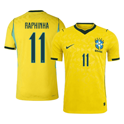 Brazil 2026 Dünya Kupası İç Saha Forması RAPHINHA #11 - Oyuncu Versiyonu