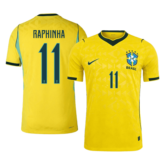 Brazil 2026 Dünya Kupası İç Saha Forması RAPHINHA #11 - Oyuncu Versiyonu