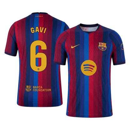 Barcelona 2026/27 İç Saha Forması GAVI #6 - Oyuncu Versiyonu