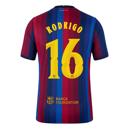 Barcelona 2026/27 İç Saha Forması RODRIGO #16 - UCL - Oyuncu Versiyonu