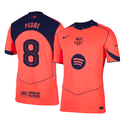 Barcelona 2025/26 Üçüncü Forması PEDRI #8 - UCL - Oyuncu Versiyonu