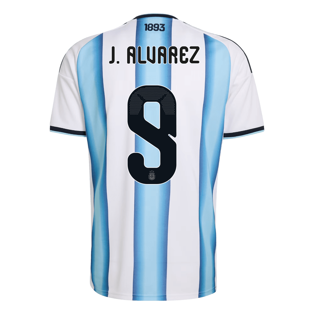 Arjantin 2026 Dünya Kupası İç Saha Forması J. ALVAREZ #9 [PREMIUM]