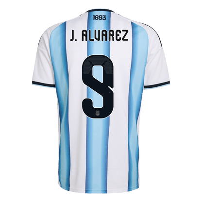 Arjantin 2026 Dünya Kupası İç Saha Forması J. ALVAREZ #9 [PREMIUM]