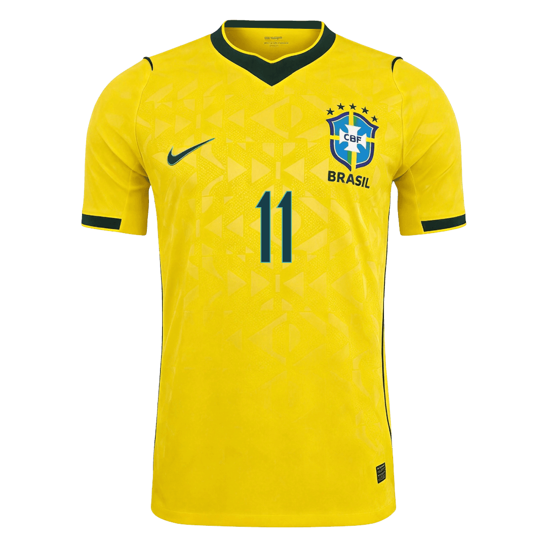 Brazil 2026 Dünya Kupası İç Saha Forması RAPHINHA #11 - Oyuncu Versiyonu