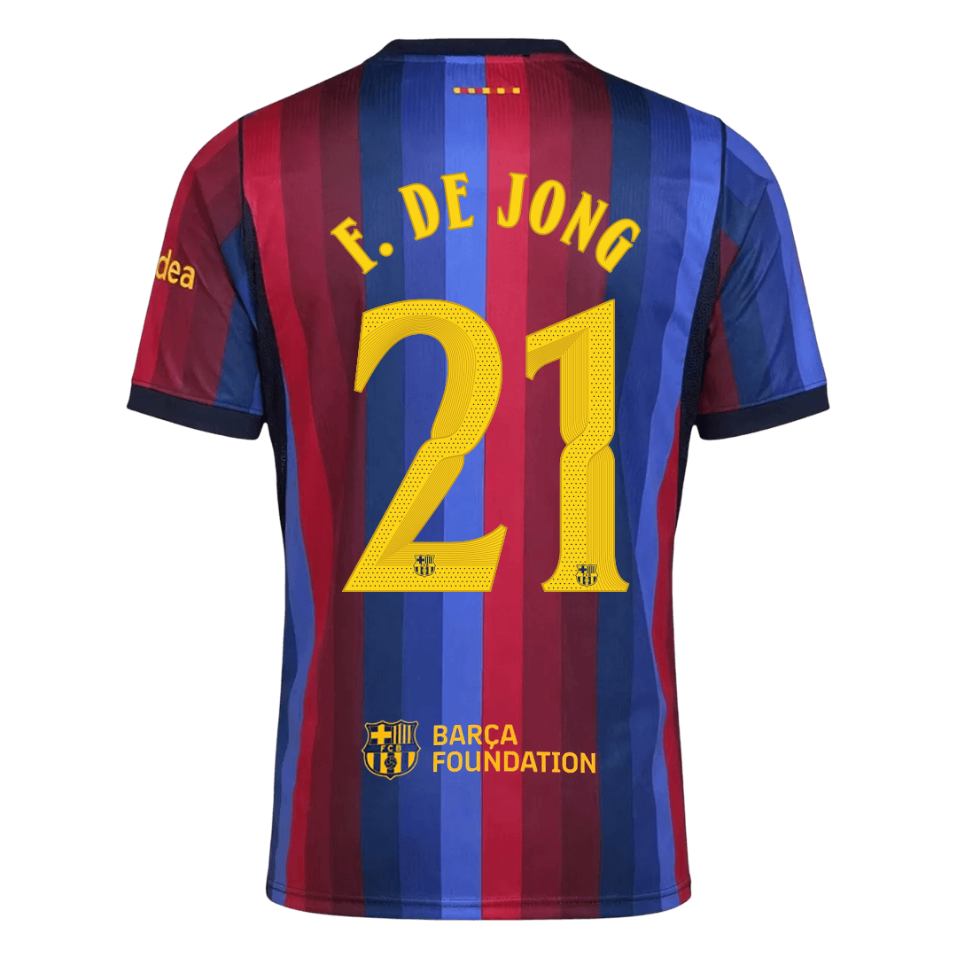 Barcelona 2026/27 İç Saha Forması F. DE JONG #21 - UCL