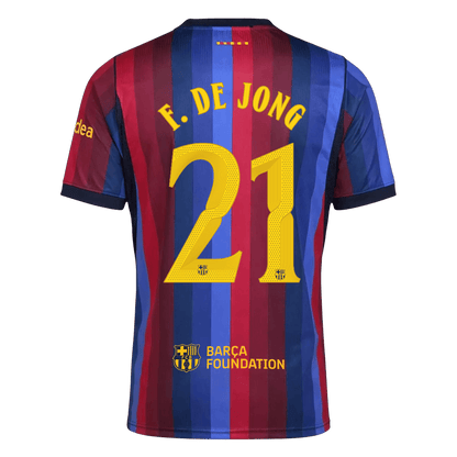 Barcelona 2026/27 İç Saha Forması F. DE JONG #21 - UCL