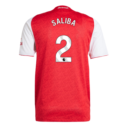 Arsenal 2025/26 İç Saha Forması SALIBA #2 - Oyuncu Versiyonu