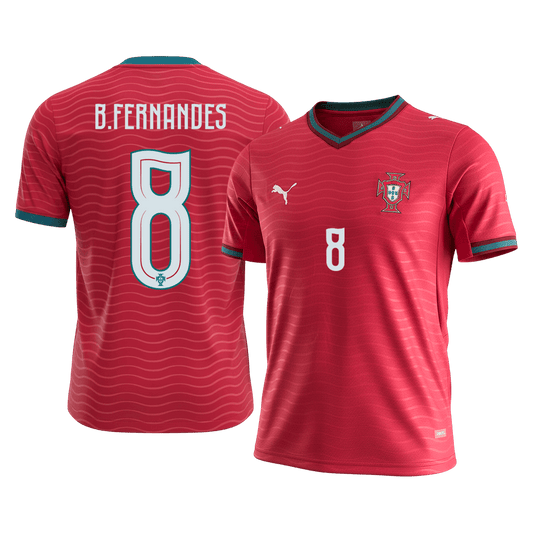 Portekiz 2026 Dünya Kupası İç Saha Forması B.FERNANDES #8 [PREMIUM]