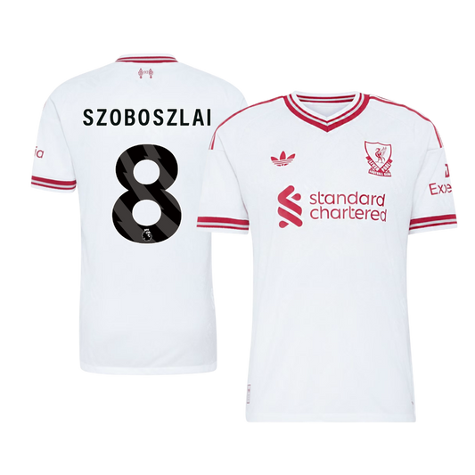 Liverpool 2026/27 Deplasman Forması SZOBOSZLAI #8 - Oyuncu Versiyonu