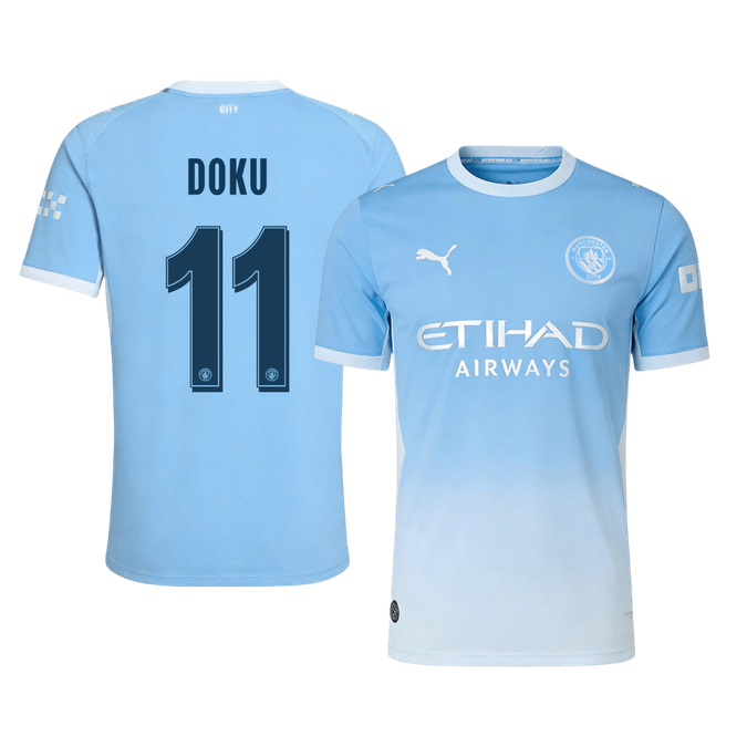 Manchester City 2026/27 İç Saha Forması DOKU #11 - UCL - Oyuncu Versiyonu