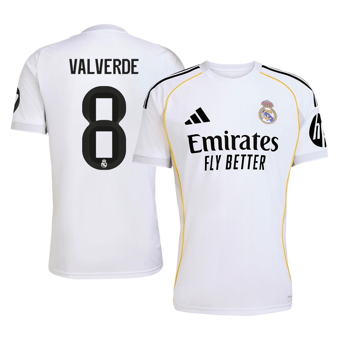 Real Madrid 2025/26 İç Saha Forması VALVERDE #8 [PREMIUM]