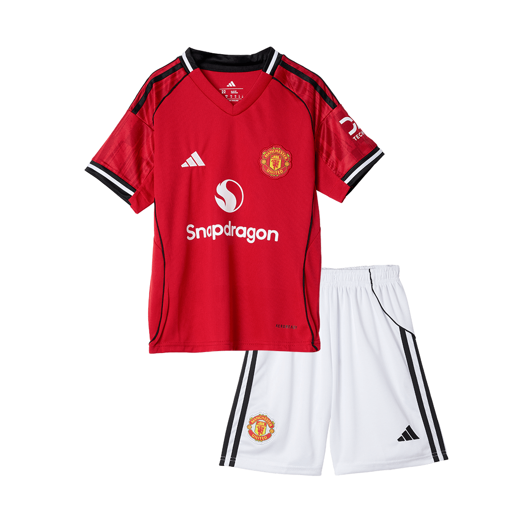Manchester United 2025/26 Çocuk İç Saha Forma Seti