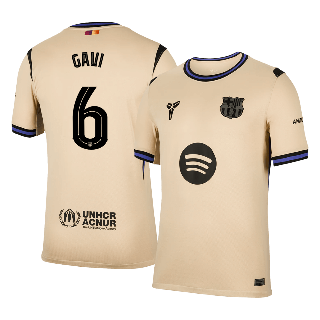 Barcelona 2025/26 Deplasman Forması GAVI #6 - UCL