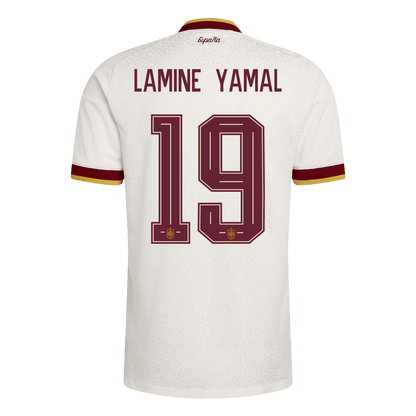 İspanya 2026 Dünya Kupası Deplasman Forması LAMINE YAMAL #19 - Oyuncu Versiyonu