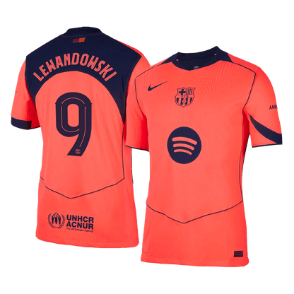 Barcelona 2025/26 Üçüncü Forması LEWANDOWSKI #9 - UCL - Oyuncu Versiyonu