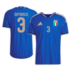 Italy 2026 Dünya Kupası İç Saha Forması DIMARCO #3 - Oyuncu Versiyonu
