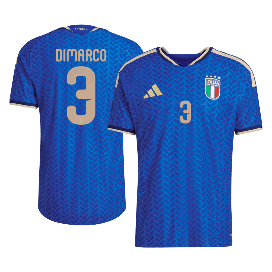 Italy 2026 Dünya Kupası İç Saha Forması DIMARCO #3 - Oyuncu Versiyonu