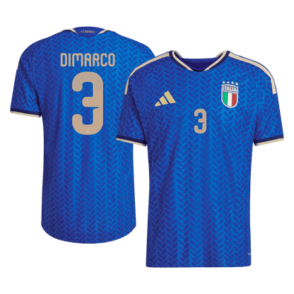 Italy 2026 Dünya Kupası İç Saha Forması DIMARCO #3 - Oyuncu Versiyonu
