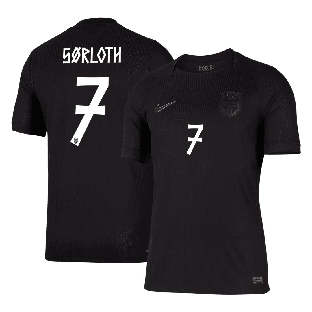 Norway 2026 Dünya Kupası Deplasman Forması SØRLOTH #7 - Oyuncu Versiyonu