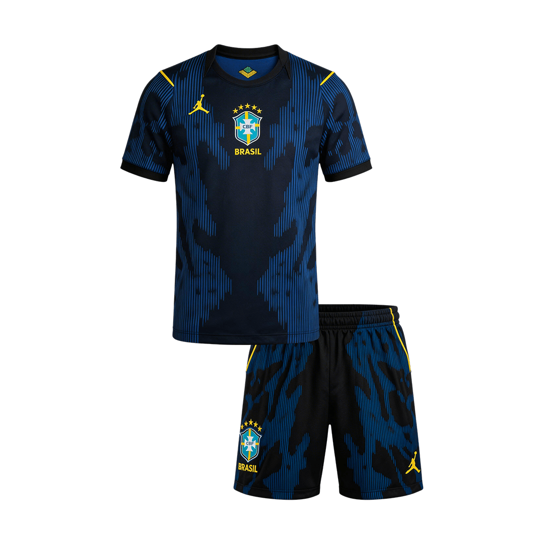 Brazil 2026 Dünya Kupası Çocuk Deplasman Forma Seti