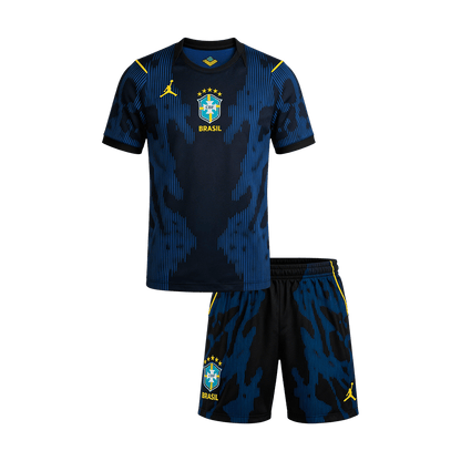 Brazil 2026 Dünya Kupası Çocuk Deplasman Forma Seti