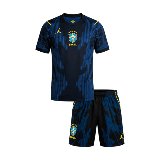 Brazil 2026 Dünya Kupası Çocuk Deplasman Forma Seti