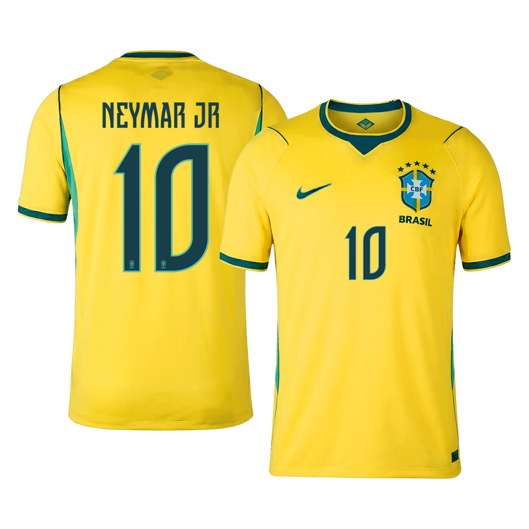 Brazil 2026 Dünya Kupası İç Saha Forması NEYMAR JR #10 - Oyuncu Versiyonu