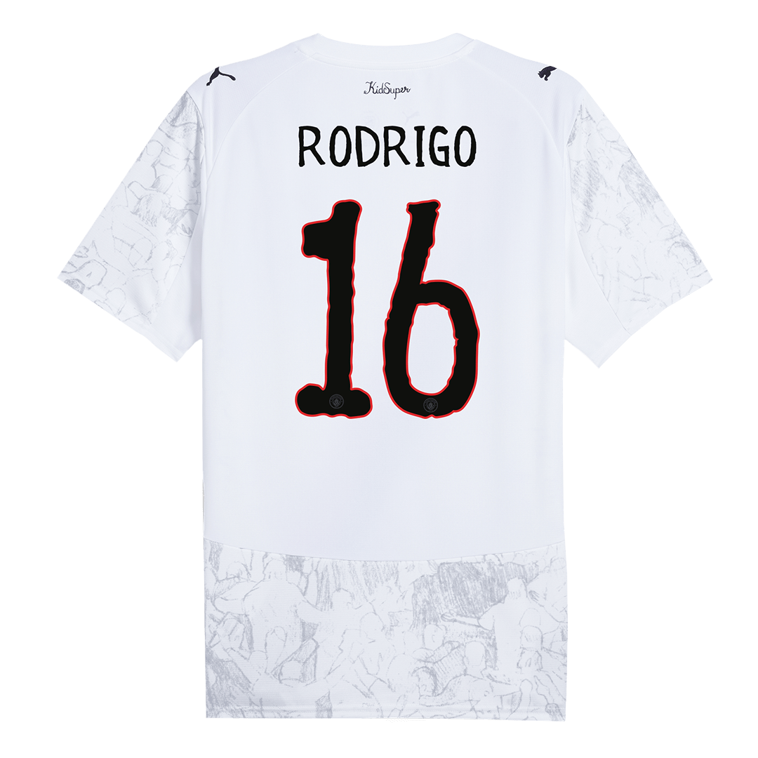 Manchester City 2025/26 Dünya Kupası KidSuper Forması RODRIGO #16 - Kulüpler Dünya Kupası