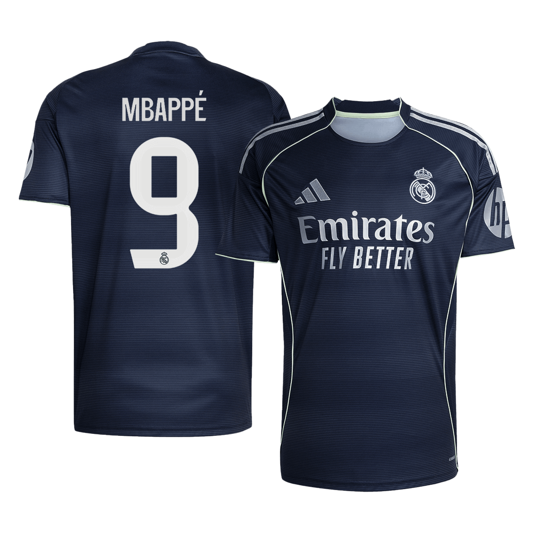 Real Madrid 2025/26 Deplasman Forması MBAPPÉ #9 [PREMIUM]