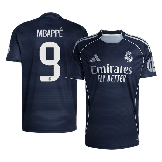 Real Madrid 2025/26 Deplasman Forması MBAPPÉ #9 [PREMIUM]