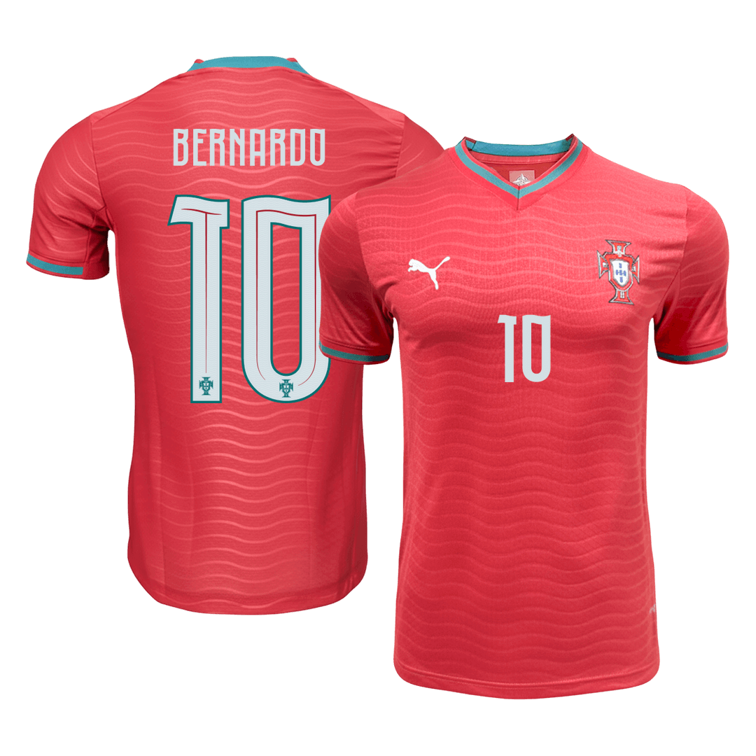 Portekiz 2026 Dünya Kupası İç Saha Forması BERNARDO #10 - Oyuncu Versiyonu