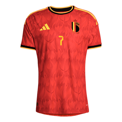 Belgium 2026 Dünya Kupası İç Saha Forması DE BRUYNE #7 - Oyuncu Versiyonu