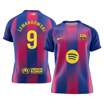 Barcelona 2025/26 İç Saha Forması LEWANDOWSKI #9 [PREMIUM]