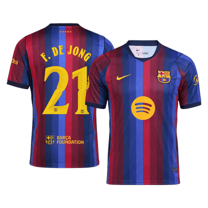 Barcelona 2026/27 İç Saha Forması F. DE JONG #21 - UCL