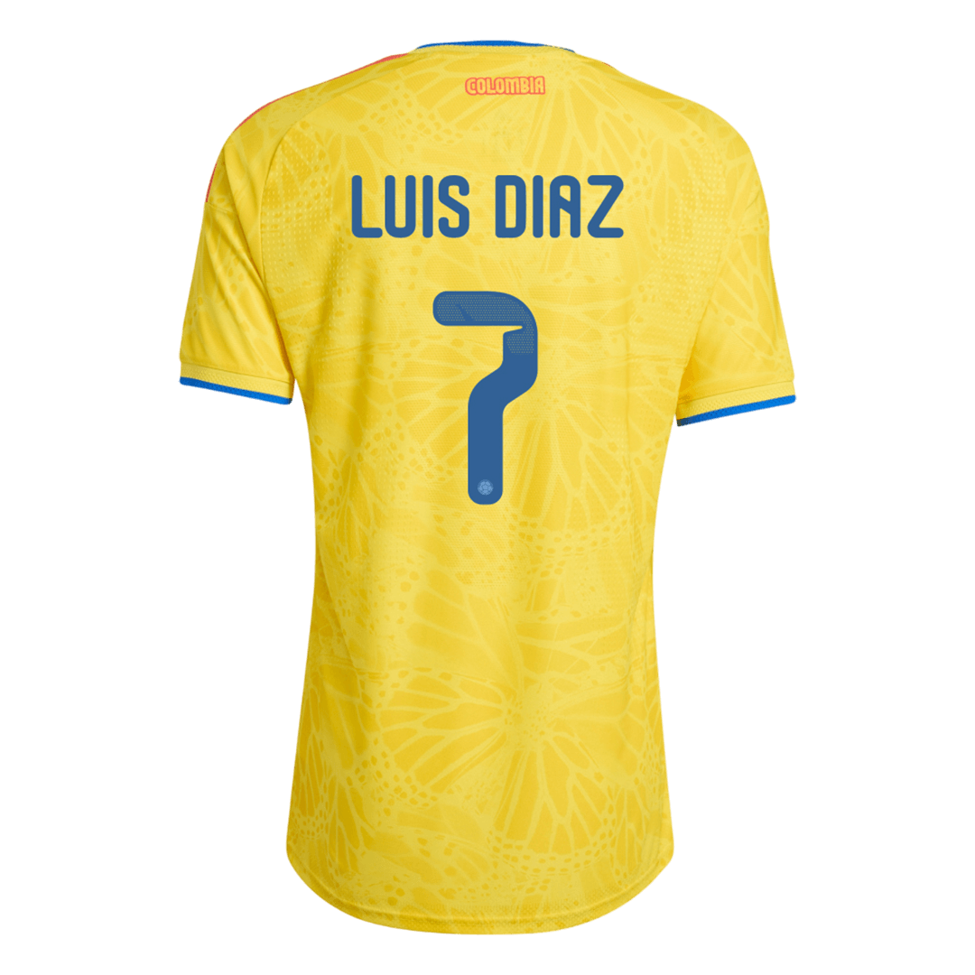 Colombia 2026 Dünya Kupası İç Saha Forması LUIS DíAZ #7 - Oyuncu Versiyonu