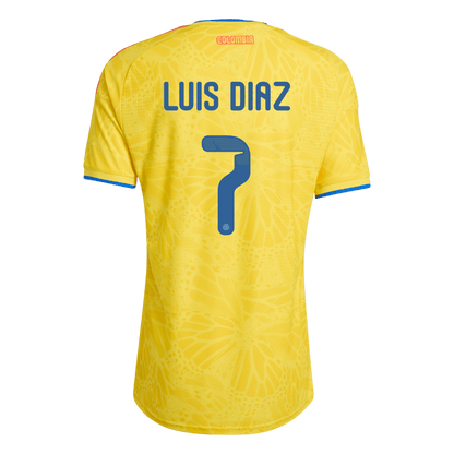 Colombia 2026 Dünya Kupası İç Saha Forması LUIS DíAZ #7 - Oyuncu Versiyonu