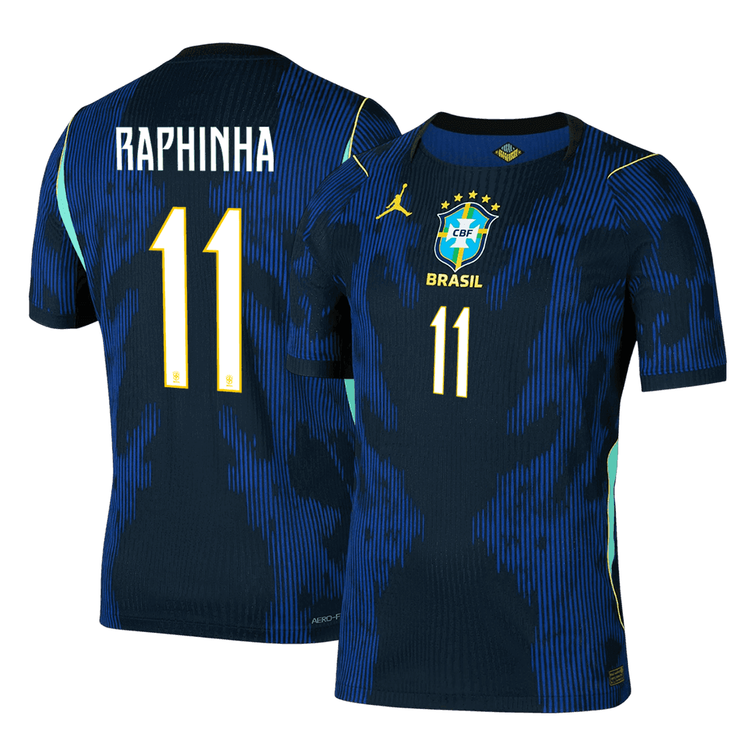 Brazil 2026 Dünya Kupası Deplasman Forması RAPHINHA #11 - Oyuncu Versiyonu