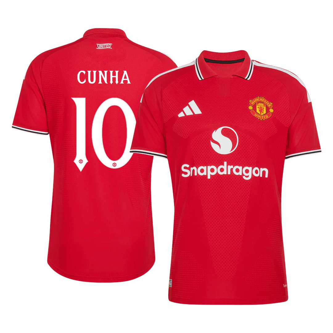 Manchester United 2026/27 İç Saha Forması CUNHA #10 - UCL - Oyuncu Versiyonu