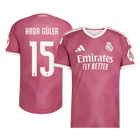 Real Madrid 2026/27 Üçüncü Forması ARDA GÜLER #15 - Oyuncu Versiyonu