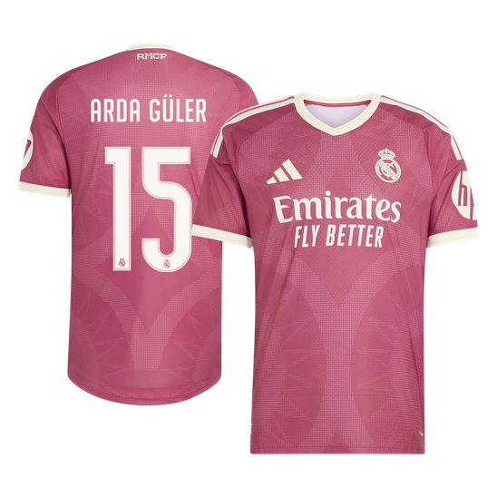 Real Madrid 2026/27 Üçüncü Forması ARDA GÜLER #15 - Oyuncu Versiyonu