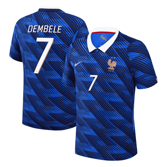 Fransa 2026 Dünya Kupası İç Saha Forması DEMBELE #7 - Oyuncu Versiyonu