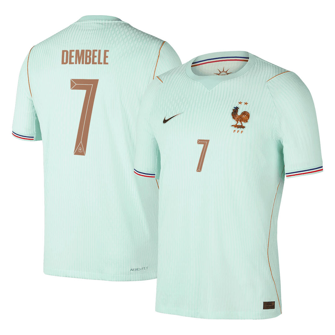 Fransa 2026 Dünya Kupası Deplasman Forması DEMBELE #7 - Oyuncu Versiyonu