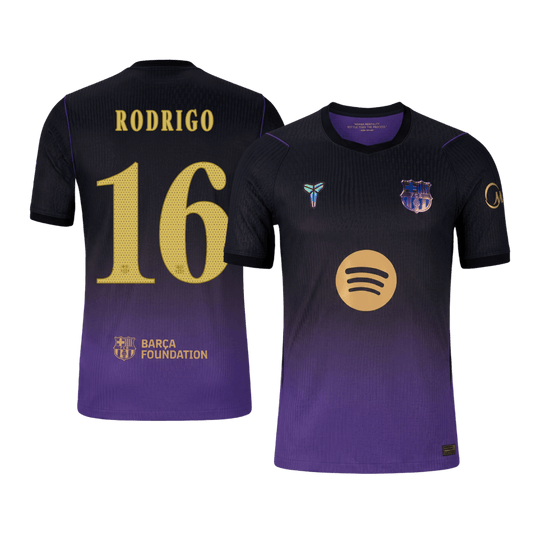 Barcelona 2026/27 Deplasman Forması RODRIGO #16 - UCL - Oyuncu Versiyonu