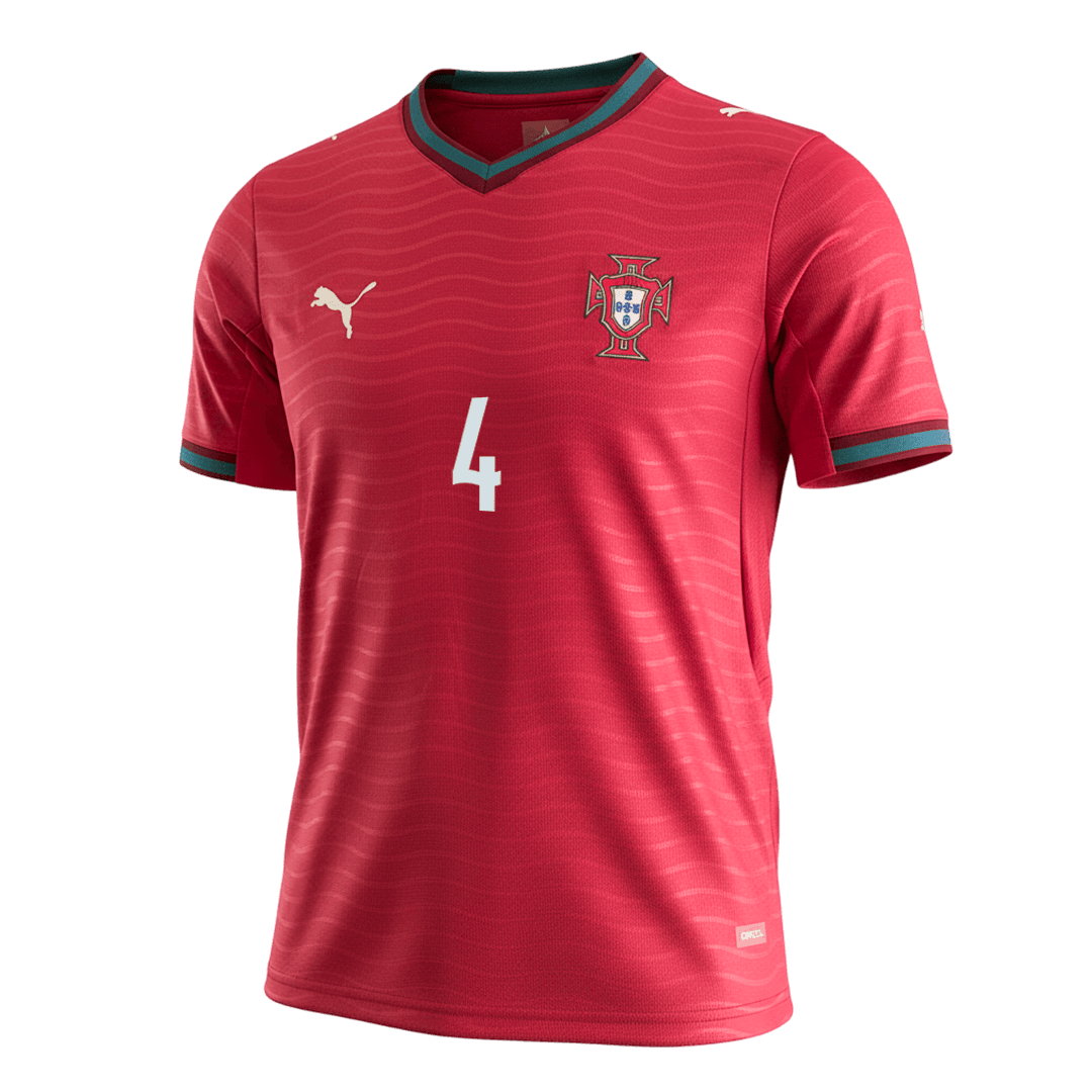 Portekiz 2026 Dünya Kupası İç Saha Forması RÚBEN DIAS #4 [PREMIUM]
